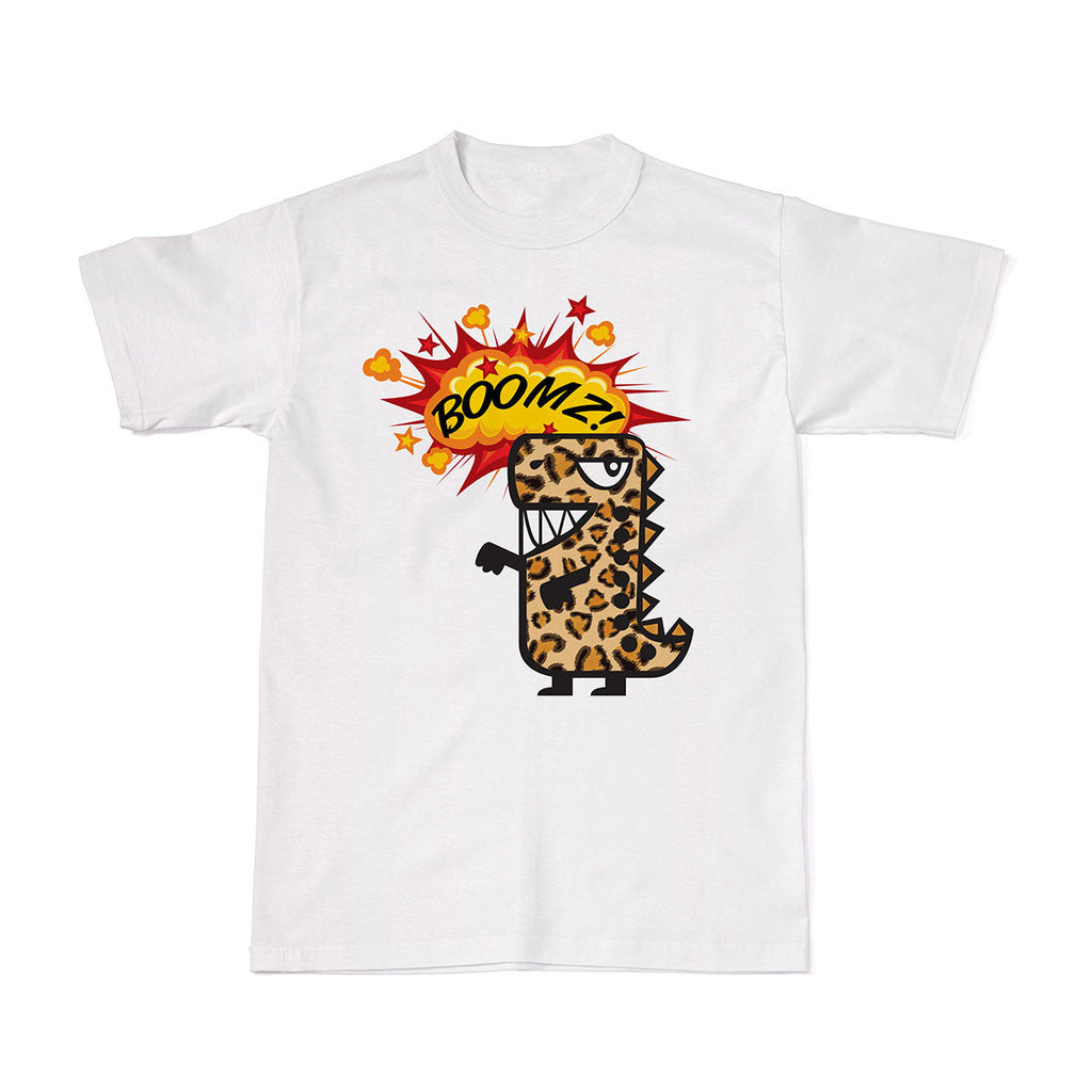 Adventure Tees - Rawr & the Leopard Print T-shirt Tee-Saurus