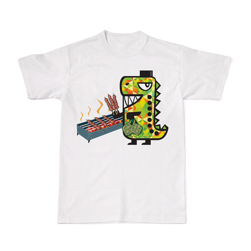 Adventure Tees - Rawr & the tasty Satay T-shirt Tee-Saurus