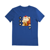 Auspicious Designer Tees - Fortune Cat T-shirt Tee-Saurus