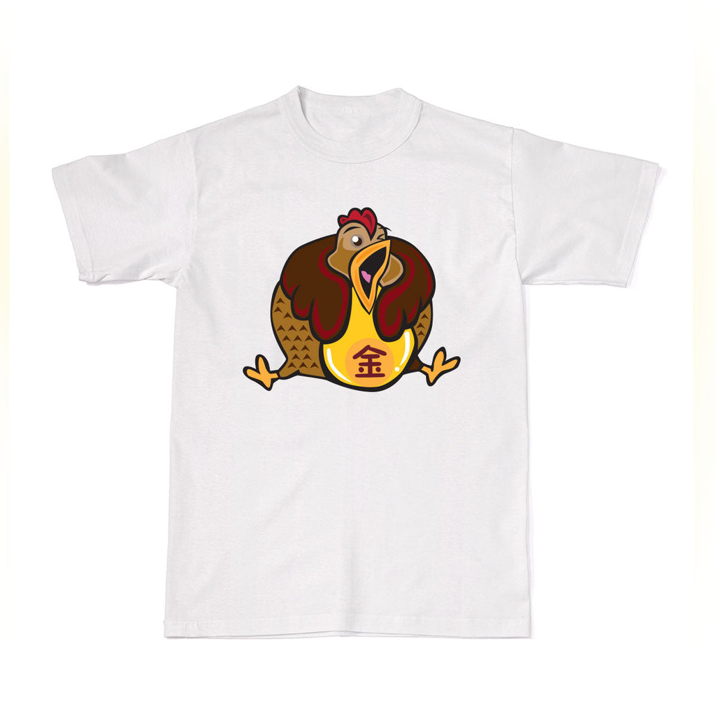 CNY Festive Designer Tees - Zodiac - Year of the Rooster T-Shirt Tee-Saurus