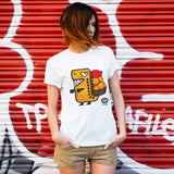 CNY Festive Tees - ORANGE RAWR T-shirts Tee-Saurus