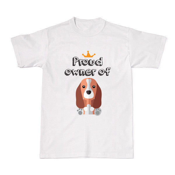 Dog - Pet Owner Designer Tees - Beagle T-shirt Tee-Saurus
