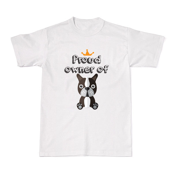 Dog - Pet Owner Designer Tees - Boston Terrier T-shirt Tee-Saurus