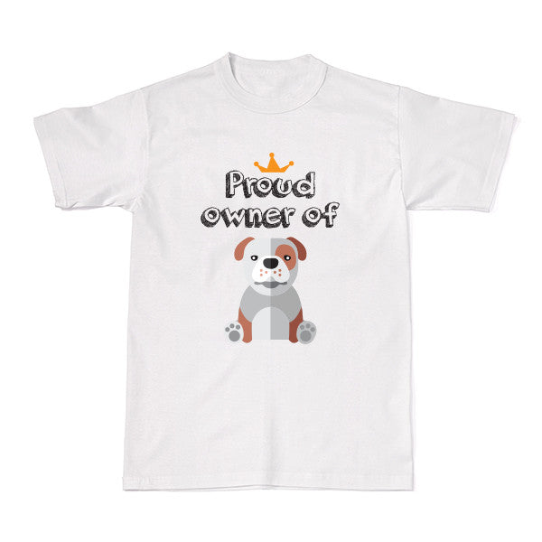 Dog - Pet Owner Designer Tees - Bull Dog T-shirt Tee-Saurus