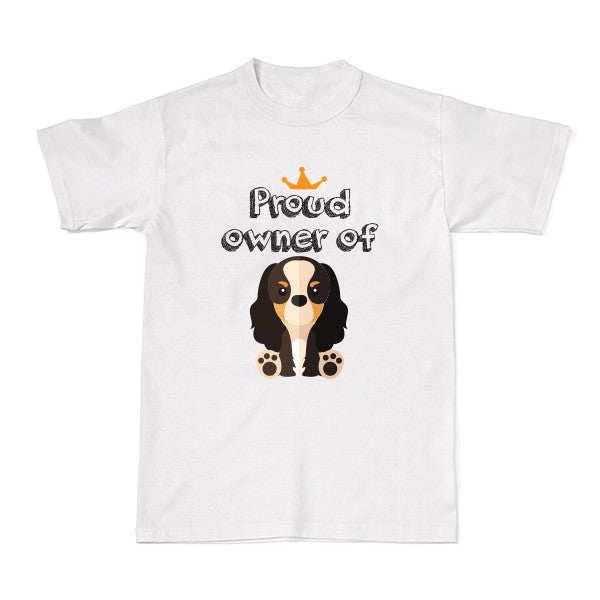 Dog - Pet Owner Designer Tees - Cavalier King Charles Spaniel T-shirt Tee-Saurus