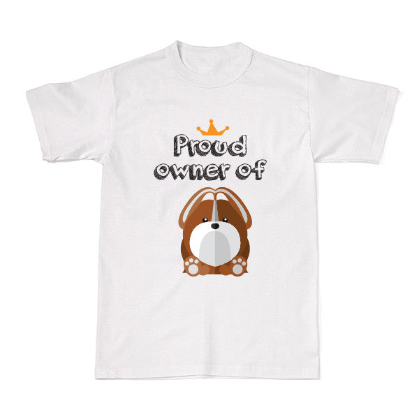 Dog - Pet Owner Designer Tees - Shih Tzu T-shirt Tee-Saurus