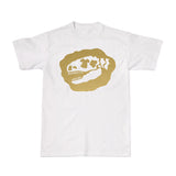 Signature Tee-Saurus Logo Tees - Chrome Gold T-shirt - Black Tee-Saurus
