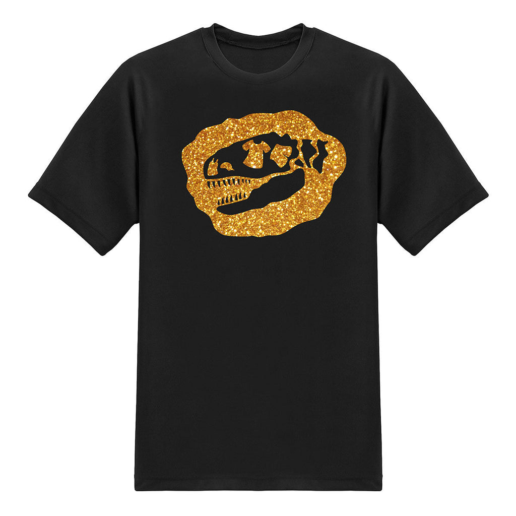 Signature Tee-Saurus Logo Tees - Glitter Gold T-shirt Tee-Saurus