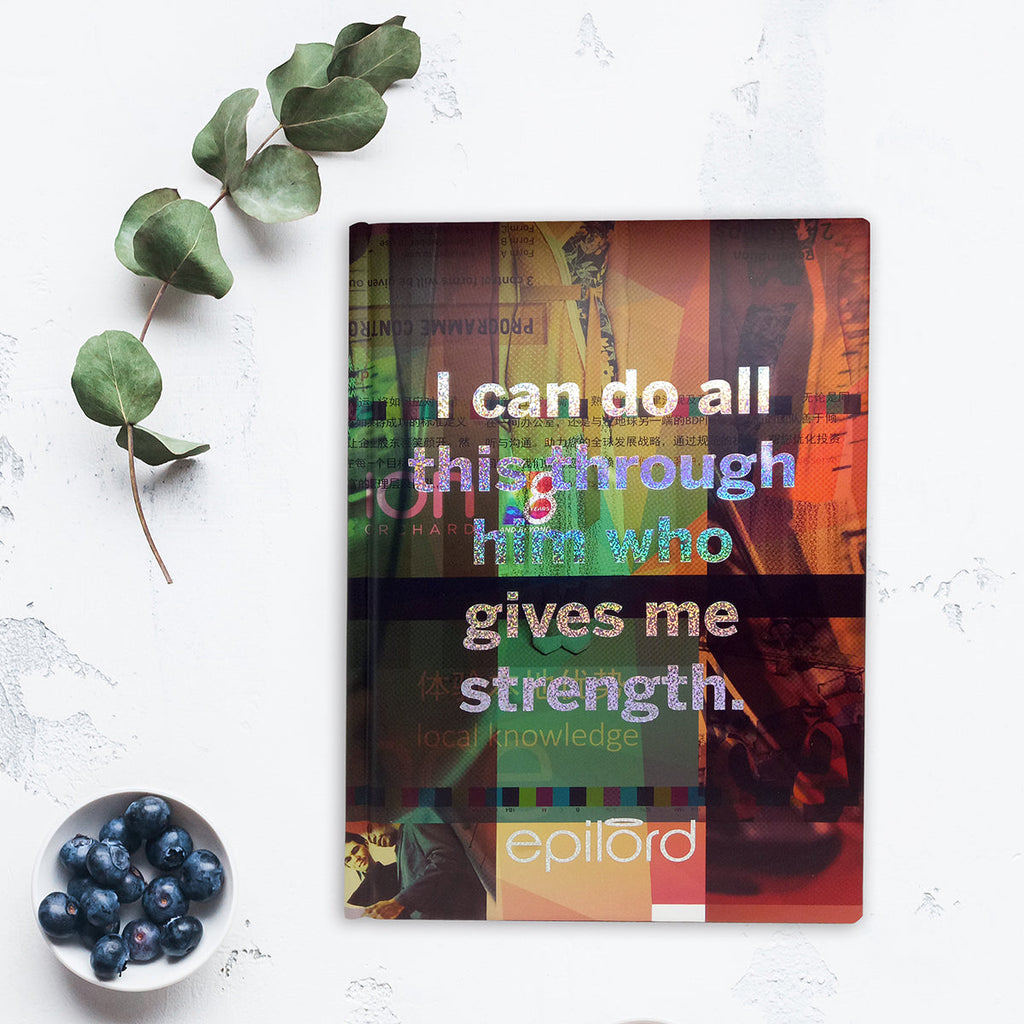 Tee-Saurus-Epilord Series-Holographic Sketchbooks - I can do it through Him Tee-Saurus