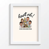 Tee-Saurus Farewell Poster - Huat Ah! Tee-Saurus