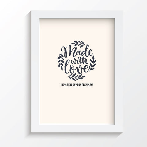 Tee-Saurus Farewell Poster - Made With Love