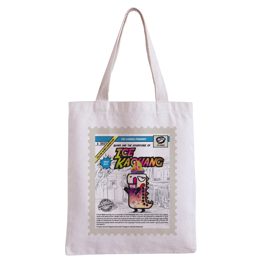 Tee-Saurus Happy Totes - Singapore Ice Kachang Tote Bag Tee-Saurus
