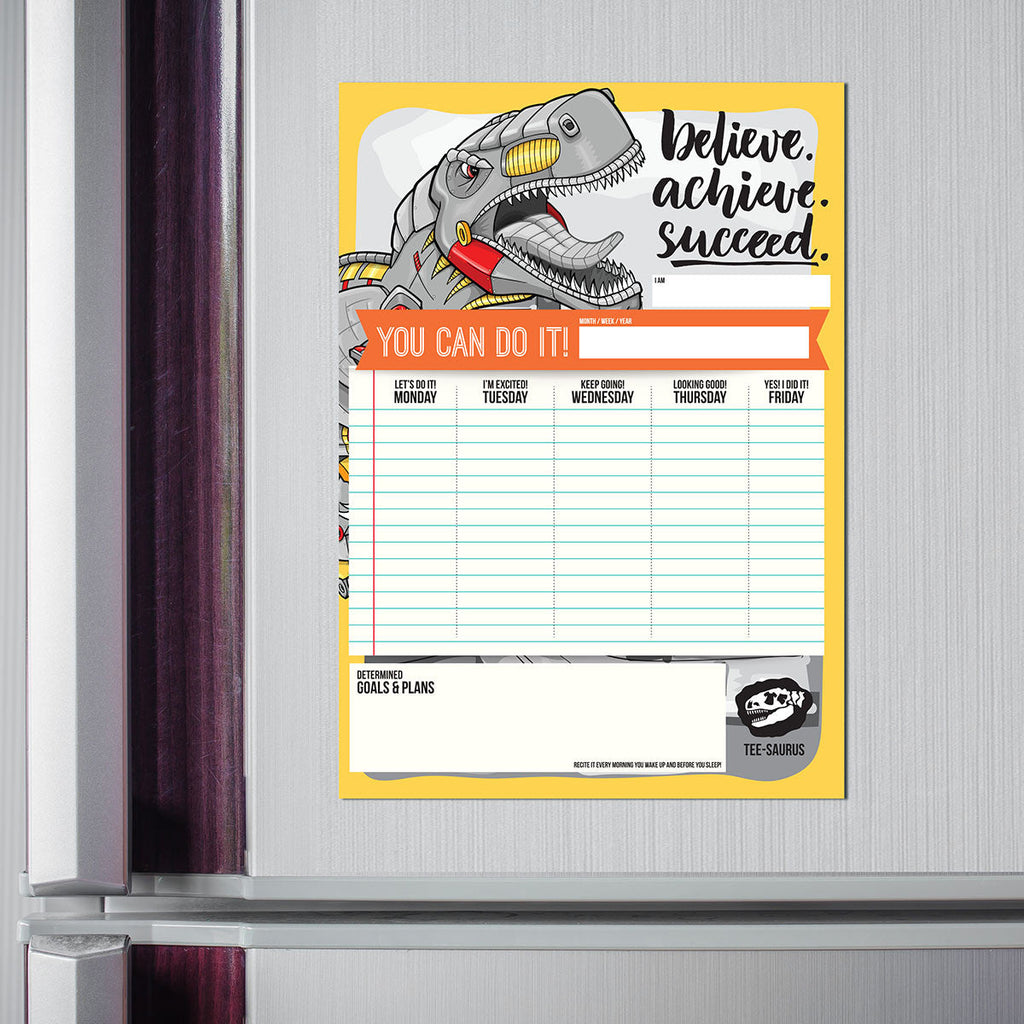 Tee-Saurus Magnet Weekly Planner Tee-Saurus