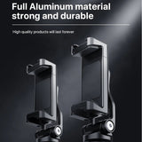 Ulanzi ST-10 Phone Clamp – Dual Cold Shoe Mount for Mic & Light