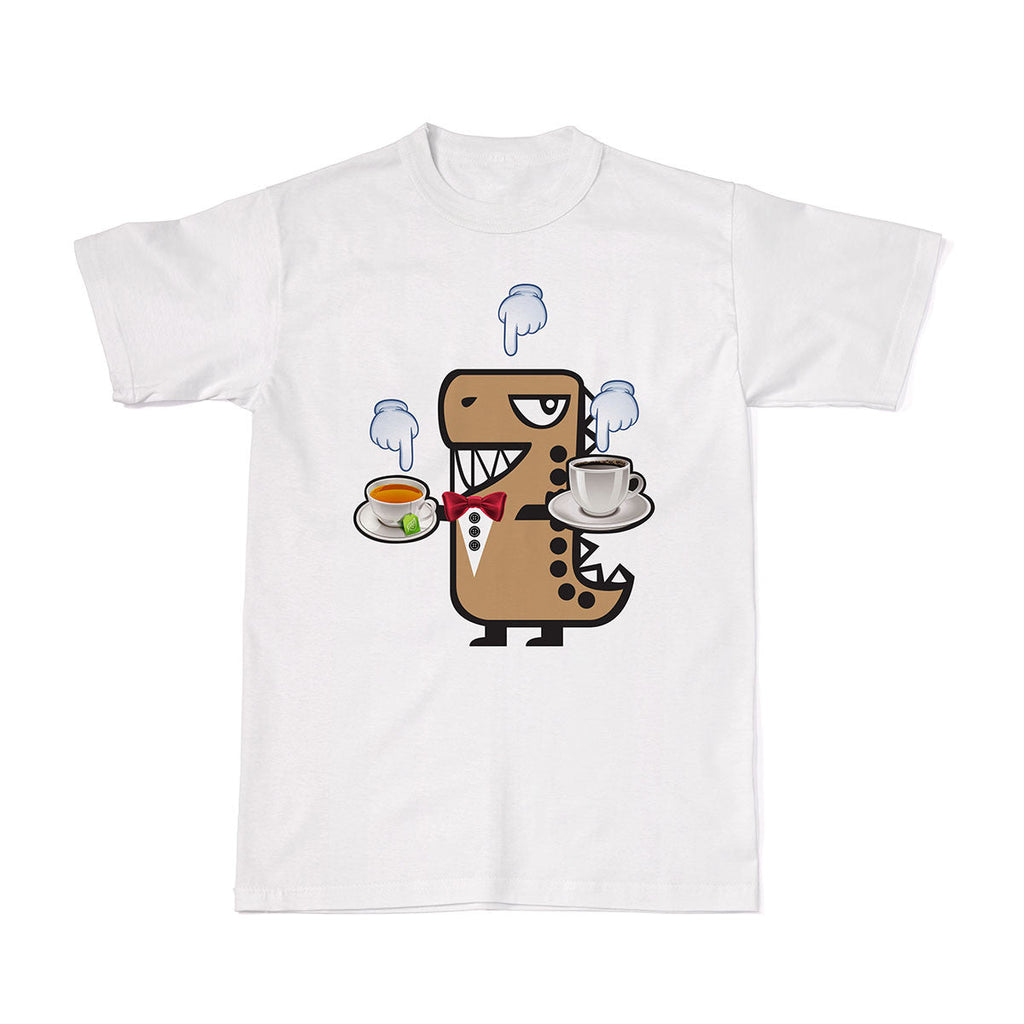 Adventure Tees - Rawr & the Coffee Tea or Me T-shirt Tee-Saurus