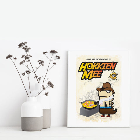 Art Prints - Rawr and the Hokkien Mee Poster Collection