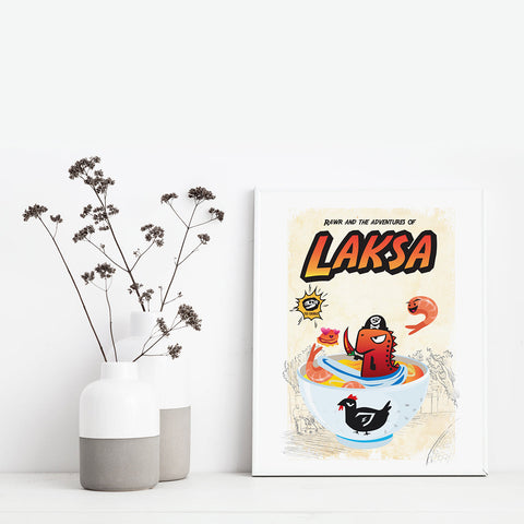 Art Prints - Rawr and the Laksa Poster Collection