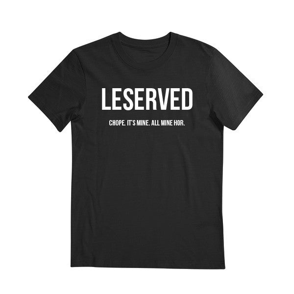 Attitude Tees - Statements Tshirts - Singlish - Leserved T-shirt Tee-Saurus