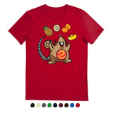 CNY Festive Designer Tees - Zodiac 2020 - Year of the Rat T-Shirt Tee-Saurus