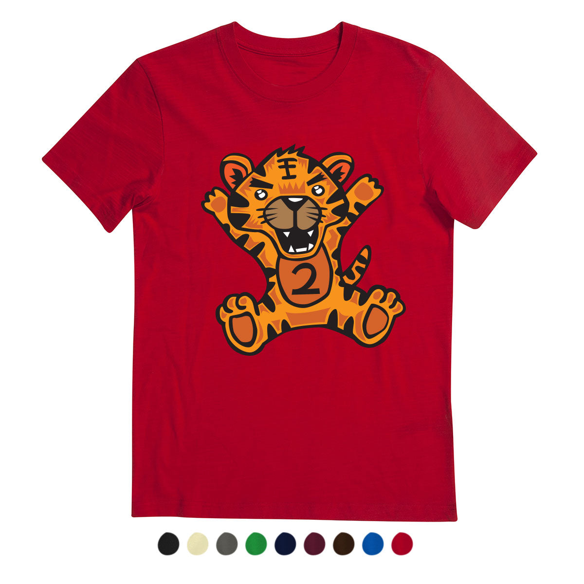 CNY Festive Designer Tees - Zodiac 2020 - Year of the Tiger T-Shirt Tee-Saurus