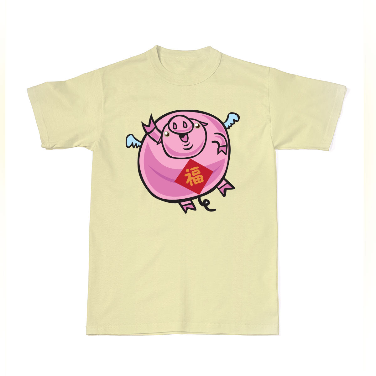 CNY Festive Designer Tees - Zodiac - Year of the Pig T-Shirt Tee-Saurus