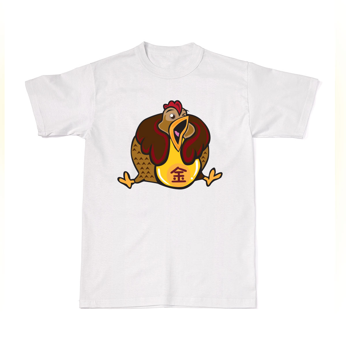 CNY Festive Designer Tees - Zodiac - Year of the Rooster T-Shirt Tee-Saurus