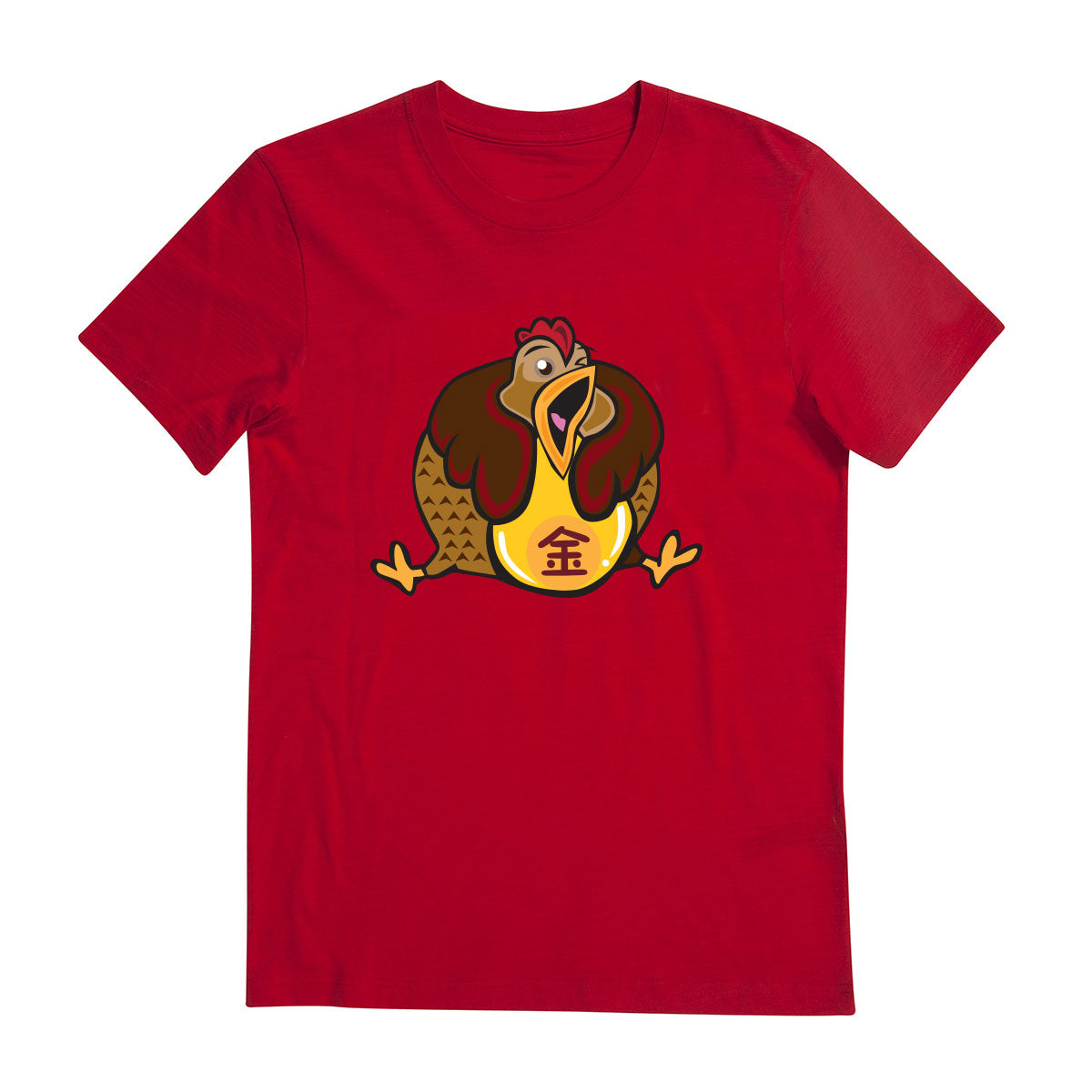CNY Festive Designer Tees - Zodiac - Year of the Rooster T-Shirt Tee-Saurus