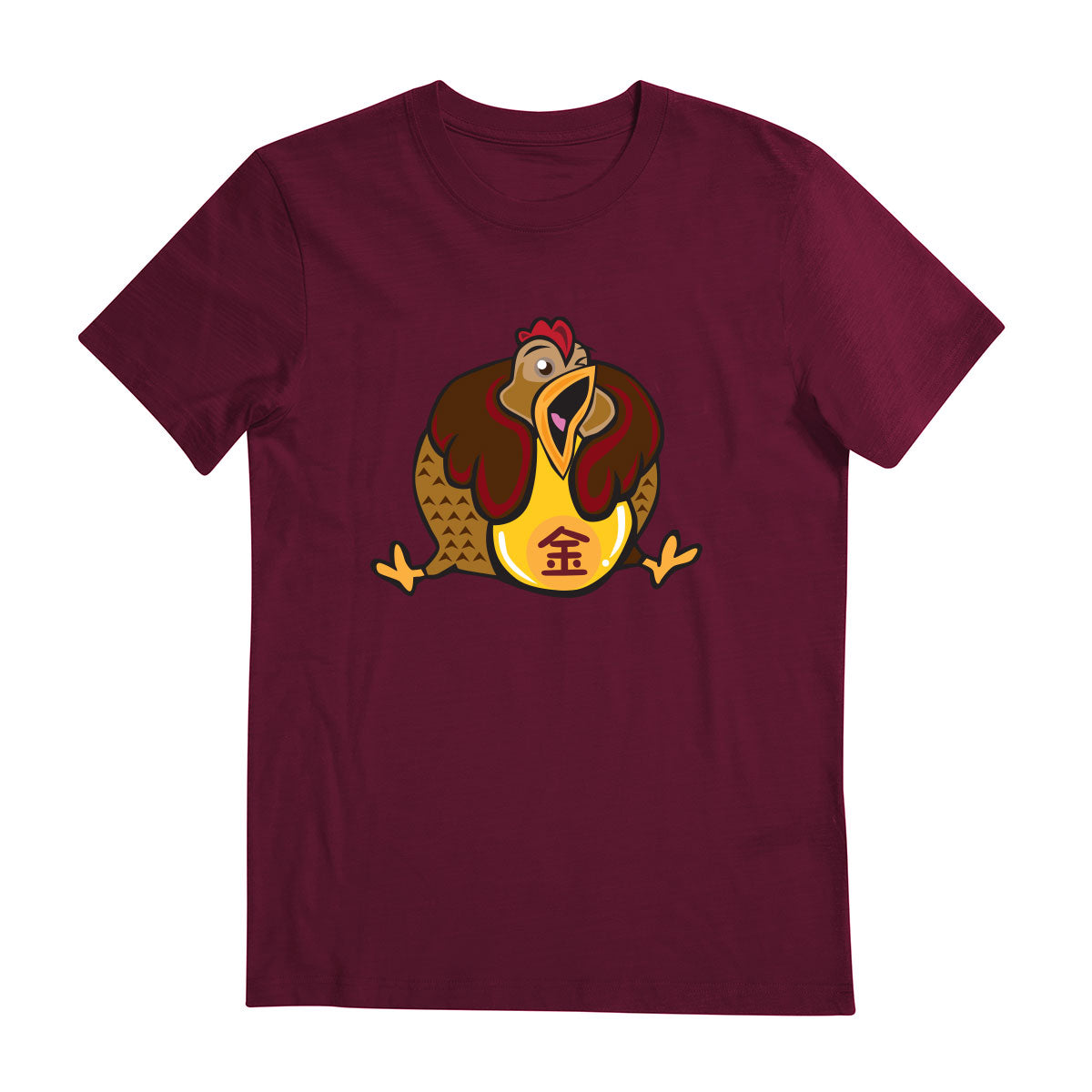 CNY Festive Designer Tees - Zodiac - Year of the Rooster T-Shirt Tee-Saurus