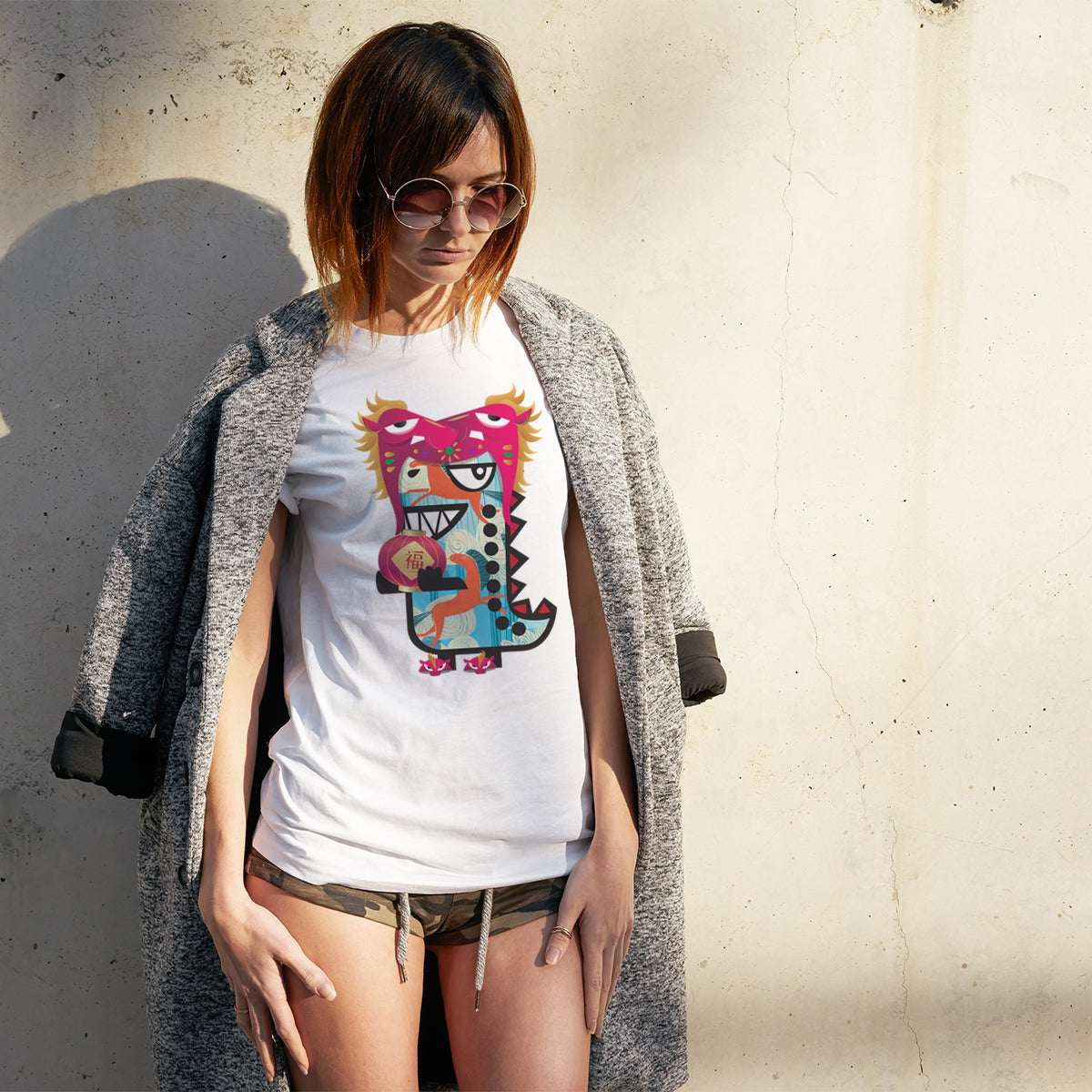 CNY Festive Tees - Zodiacs - Horse T-shirt Tee-Saurus