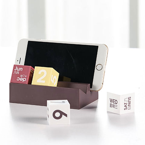 Calendar Cubes - Purple