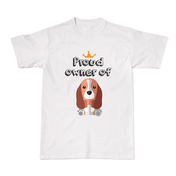 Tee-Saurus Proud Pet Dog Owner Designer Tees Beagles T-shirt