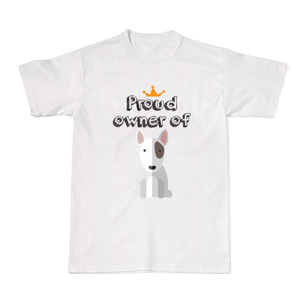 Dog - Pet Owner Designer Tees - Bull Terrier T-shirt Tee-Saurus