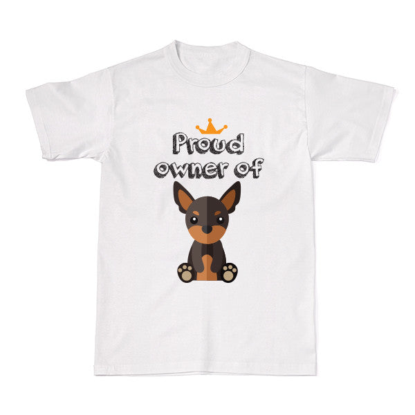 Dog - Pet Owner Designer Tees - Miniature Pinscher T-shirt Tee-Saurus