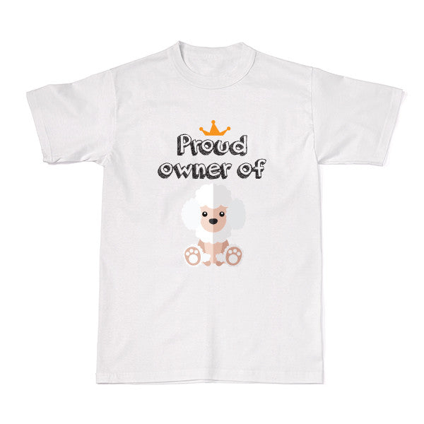 Dog - Pet Owner Designer Tees - Poodle T-shirt Tee-Saurus