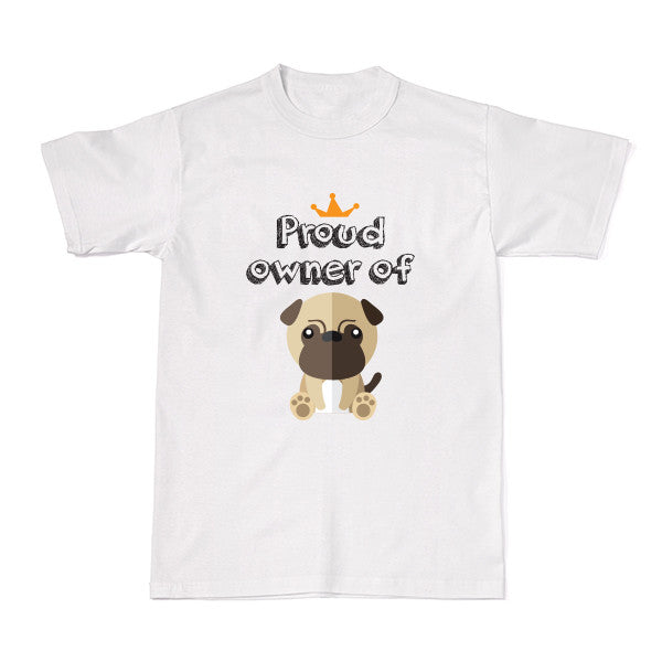 Dog - Pet Owner Designer Tees - Pug T-shirt Tee-Saurus