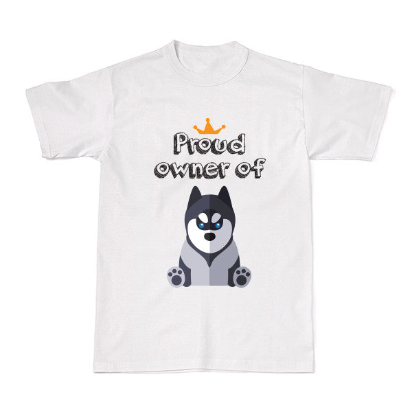 Dog - Pet Owner Designer Tees - Siberian Husky T-shirt Tee-Saurus