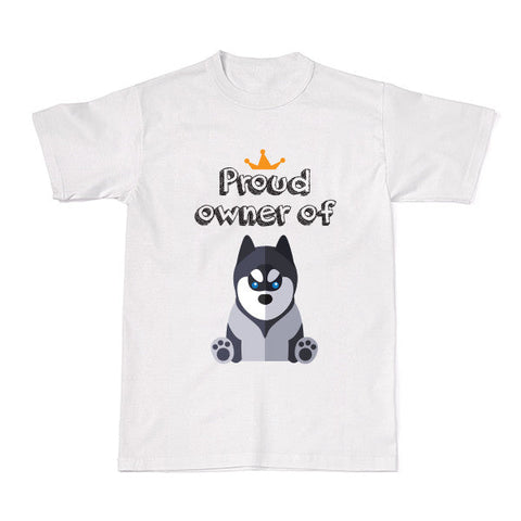 Dog - Pet Owner Designer Tees - Siberian Husky T-shirt