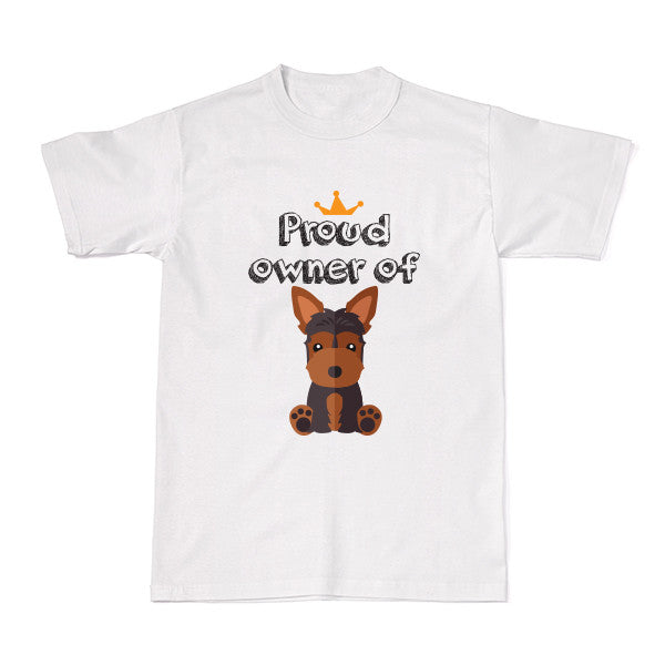 Dog - Pet Owner Designer Tees - Yorkshire Terrier T-shirt Tee-Saurus