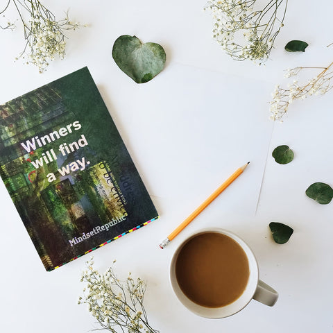 Mindset Republic Series - Holographic Sketchbooks - Winners will find a way