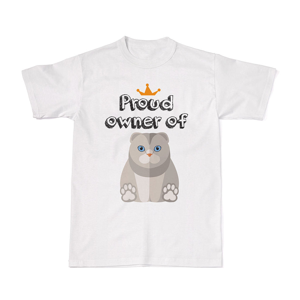 Pet Owner Tees-Scottish Fold Cat-Tshirt Tee-Saurus