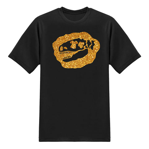 Signature Tee-Saurus Logo Tees - Glitter Gold T-shirt
