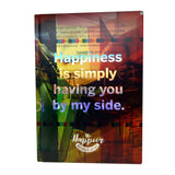 The Happier Lifestyle Store - Holographic Sketchbooks - Happiness is simply having you by my side Tee-Saurus