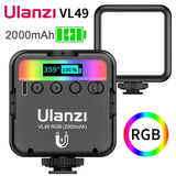 ULANZI Mini LED Light VL49 RGB 2000mAh Rechargeable Portable Light Tee-Saurus