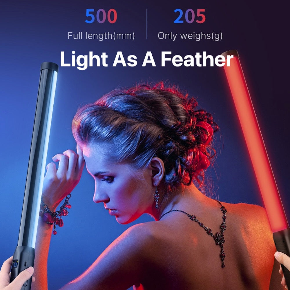 ULANZI VL119 RGB LED Handheld Tube Light Stick Photography Studio Tee-Saurus