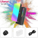 ULANZI VL120 RGB LED Vlog Camera Video Fill Light Tee-Saurus
