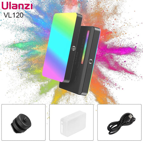 ULANZI VL120 RGB LED Vlog Camera Video Fill Light